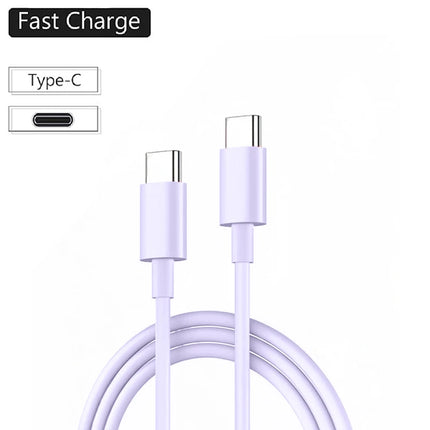 USB-C to USB-C Fast Charging Cable - 60W Power Delivery