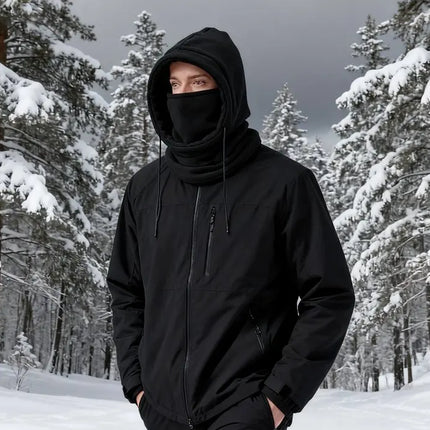 Winter Balaclava Knit Hood - Windproof Face Mask for Motorcycle Riding & Cold Weather