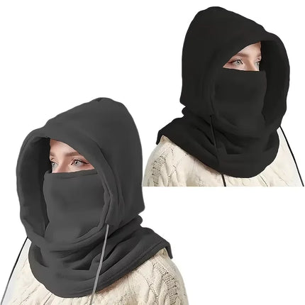 Winter Balaclava Knit Hood - Windproof Face Mask for Motorcycle Riding & Cold Weather