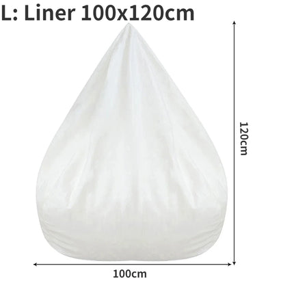 Large Bean Bag Chair Cover - Modern Lazy Sofa (Cover Only)