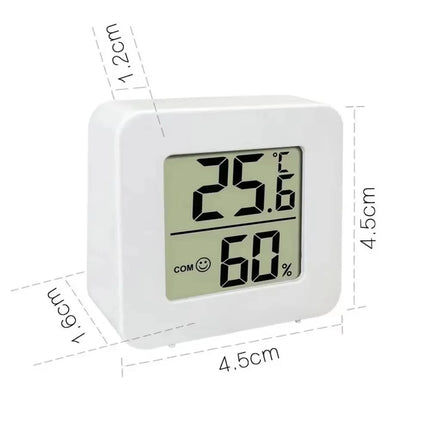Mini LCD Digital Thermometer & Hygrometer - Indoor Temperature Humidity Meter