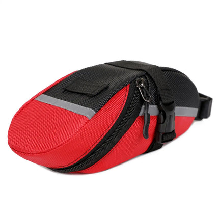 DOMEN Waterproof Bicycle Saddle Bag - Reflective MTB Rear Tail Bag for Outdoor Cycling