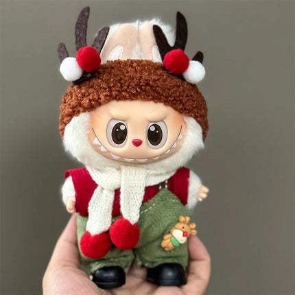 Labubu Christmas Outfit Set - 15-17cm Holiday Accessories