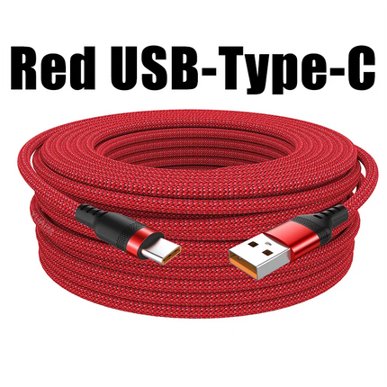 USB Type-C Extended  3M 5M 8-Meter Android Micro USB Fast Charging Cable For Huawei Xiaomi Vivo Oppo And Leeco Phone Data C