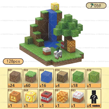 Magnetic Building Blocks - Mine World STEM Construction Set