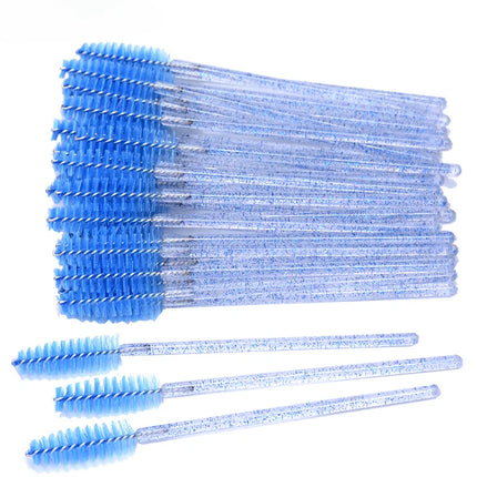 Bottled 50-pcs Disposable Eyelash Extension Mascara Wand