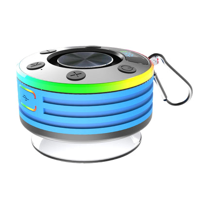 Mini Bluetooth Shower Speaker with FM Radio & Suction Cup - Waterproof