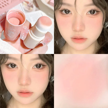 Life Girls Pink Two-Ball Sponge Applicator, Korean-Made, Applies Makeup Instantly, Low-Pigment Sponge Ball Applicator, Korean-Made, Modifies the Face to Create a Fairer Look, Thin and Delicate Sponge Ball Applicator Enhances Complexion.