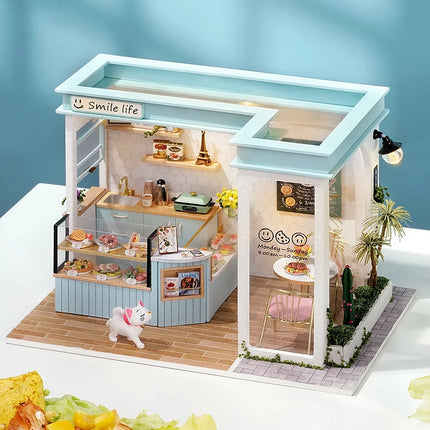 DIY Miniature Dollhouse Kit - 3D Puzzle Assembly with Furniture