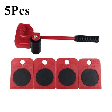 Multipurpose Heavy Duty Furniture Mover Rollers – 2/4/5pcs Set for Effortless Moving & Lifting