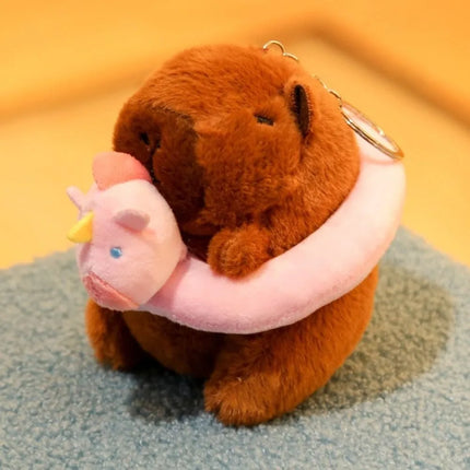 Capybara Plush Toy with Wings Hoodie - 12cm Kawaii Stuffed Animal