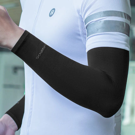 ROCKBROS Ice Silk Cycling Arm Sleeves - Breathable UV Protection for Summer Riding