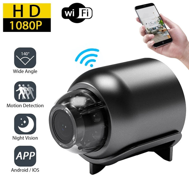 1080P HD Mini WiFi Camera - Wireless Night Vision Home Security
