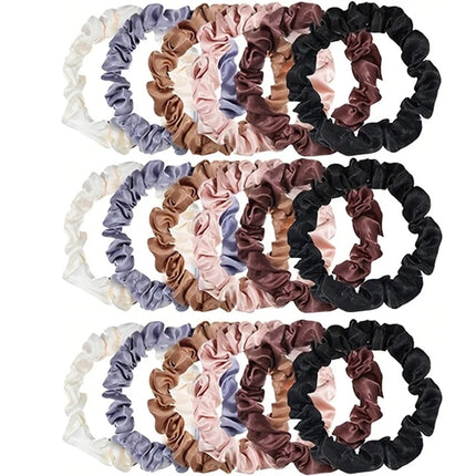 Elegant Hair Scrunchies 6 or 18 piece