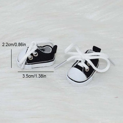 Labubu Doll Canvas Shoes - 17cm Doll Footwear Accessories