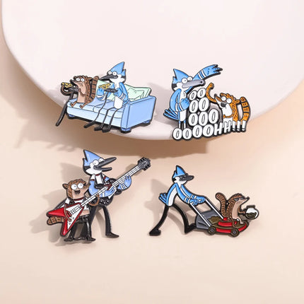 Anime Movie Character Enamel Pins - Halloween Cosplay Brooches