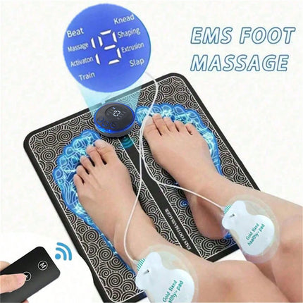 EMS Acupoint Foot Massager Pad, USB Rechargeable
