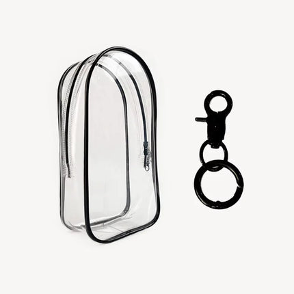 Labubu Pin Protective Case - Transparent Dustproof Display Box V4