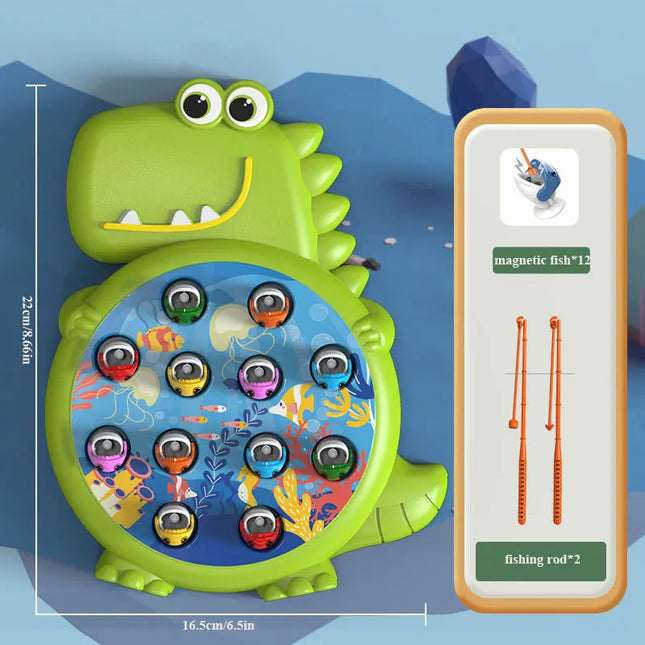 Dinosaur Magnetic Fishing Game - Montessori Educational Toy