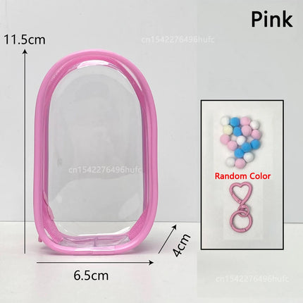 Labubu Pin Protective Case - Transparent Dustproof Display Box V4