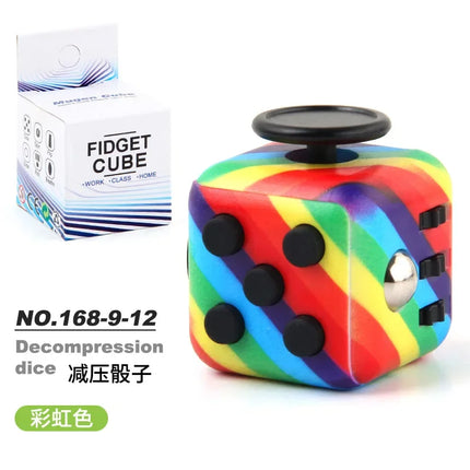Magic Fidget Cube - 6-Sided Sensory Stress Relief Toy