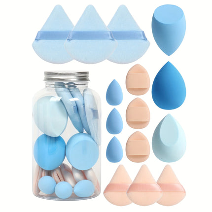 15-pc Makeup Puff Set