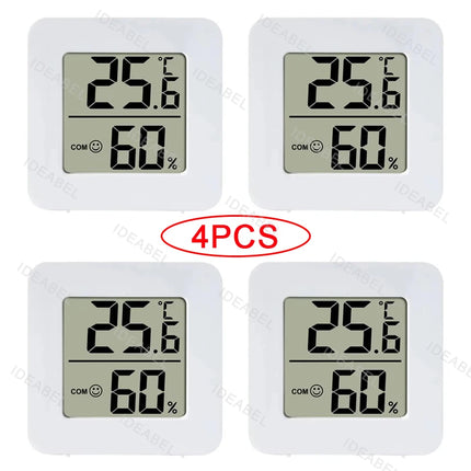 Mini LCD Digital Thermometer & Hygrometer - Indoor Temperature Humidity Meter