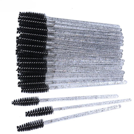 Bottled 50-pcs Disposable Eyelash Extension Mascara Wand