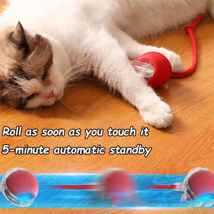 Automatic Cat Teaser Ball - Self-Exciting Interactive Pet Toy