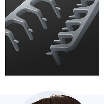 Volumizing Wide-Tooth Hair Styling Comb for Men, ABS Plastic with Textured Grip, Ideal for All Hair Types, Perfect for Home Use