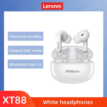 Lenovo Thinkplus XT88 Bluetooth Earphones - Dual Mic Noise Reduction HiFi