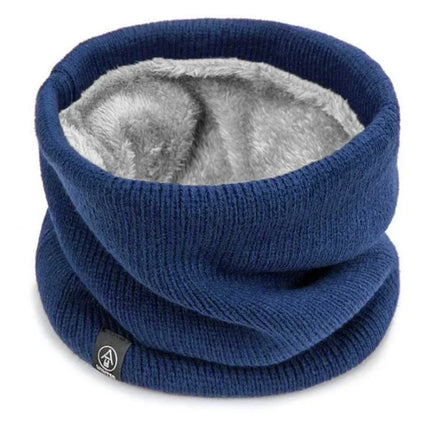 Knitted Neck Warmer - Soft Winter Sports Scarf for Skating, Running & Hiking