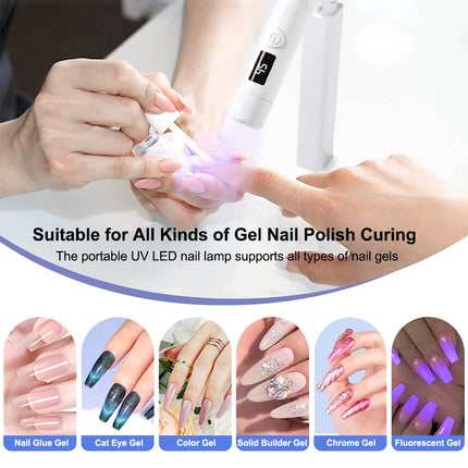 UV LED Portable Nail Drying Lamp with Stand Desing