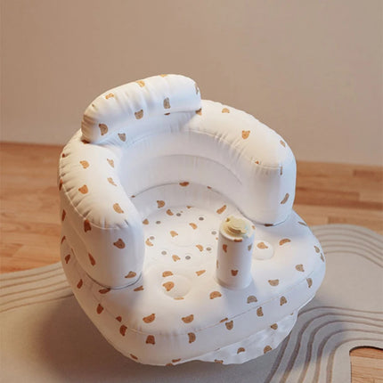 Baby Inflatable Bath Seat - Portable Learning Chair for Infants