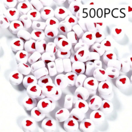 Acrylic Alphabet Cube Beads - A-Z Letter Spacer Beads for DIY Jewelry (100/500pcs)