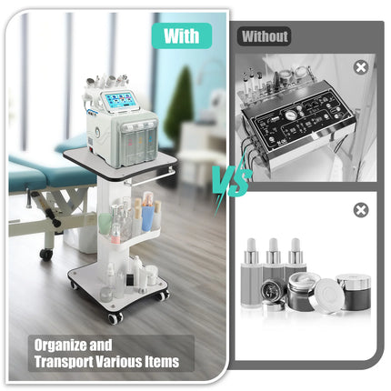 Professional Rolling Trolley Cart - Salon & Spa Storage