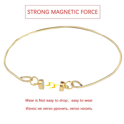 925 Sterling Silver Magnetic Clasps - 5.7x10mm Bracelet Buckle for DIY Jewelry Making