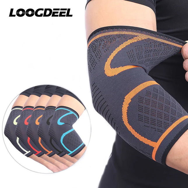 AOLIKES Elbow Support Sleeve - Elastic Compression Brace for Gym, Basketball & Sports