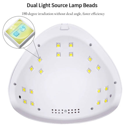 UV Nail Gel Polish Lamp with Three Timing Modes & Automatic Sensing Mode