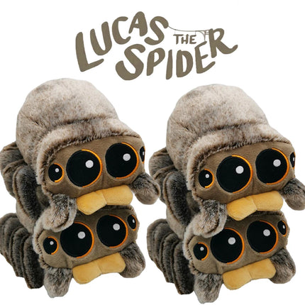 Lucas the Spider Plush Toy - Soft Stuffed Pillow Doll