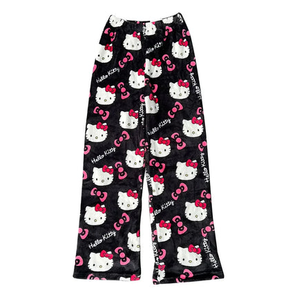 Hello Kitty Pajama Pants - Y2K Sanrio Lounge Wear
