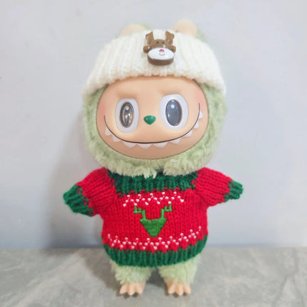 Labubu Christmas Outfit Set - 15-17cm Holiday Accessories