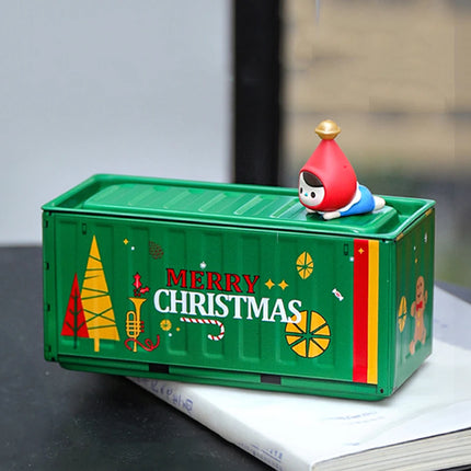 Mini Iron Storage Box - Vintage Desktop Container