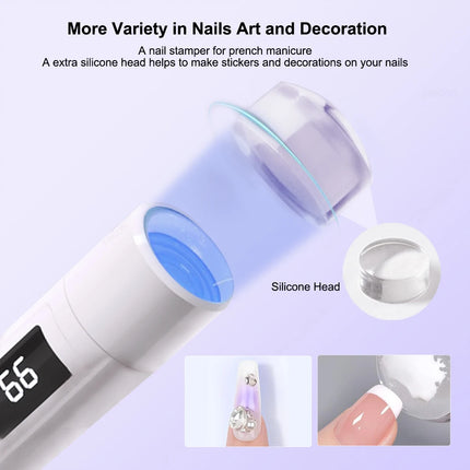 UV LED Portable Nail Drying Lamp with Stand Desing