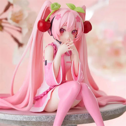 Hatsune Miku Figure - Pink Cherry Dress PVC Collectible