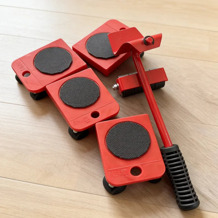 Multipurpose Heavy Duty Furniture Mover Rollers – 2/4/5pcs Set for Effortless Moving & Lifting
