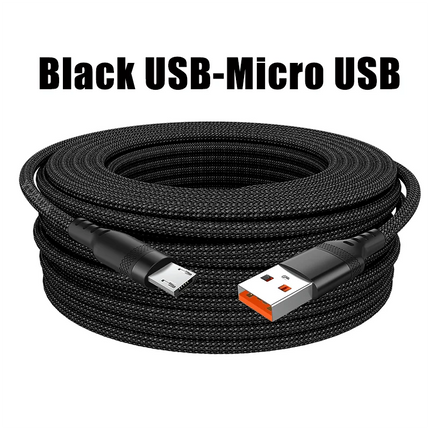 USB Type-C Extended  3M 5M 8-Meter Android Micro USB Fast Charging Cable For Huawei Xiaomi Vivo Oppo And Leeco Phone Data C
