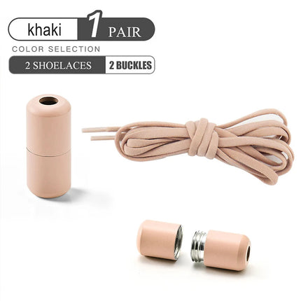 Elastic No-Tie Shoelaces - Semicircle Lock Laces for Kids & Adults