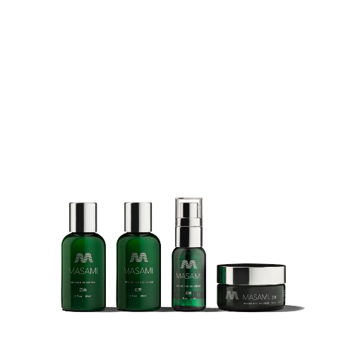 MASAMI Mekabu Hydrating Haircare Travel Kit – 4-Piece Salon Set