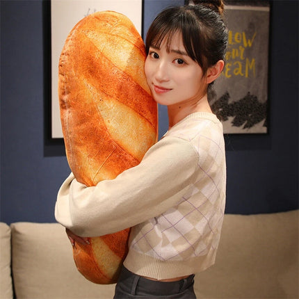 French Bread Pillow Plush - Novelty Food Stuffed Toy